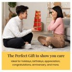Broadway Basketeers Mothers Day Chocolate and Sweets Ruby Red Gift Basket Holiday Tower, Anniversary, Birthday, Thinking of You for Women, Mom, Step-Mother, Wife, Girlfriend, Her or Him