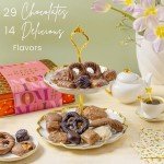 Mothers Day Chocolate Gift Basket, Food Gifts Arrangement Platter, Gourmet Snack Box, Mom, Her, Grandmother, Mother - Bonnie & Pop