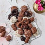 Mothers Day Chocolate Gift Basket, Food Gifts Arrangement Platter, Gourmet Snack Box, Mom, Her, Grandmother, Mother - Bonnie & Pop