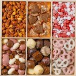 Mothers Day Gift Basket | Candy and Nut Sweet and Savory Gourmet Snack Box | Chocolate Flowers and Candy | Best Gift Idea for Mom, Women, Her, Mother, Grandmother- Bonnie and Pop