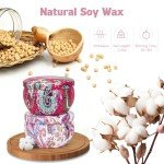 Scented Candles Gifts Set for Women, 9 Pack Aromatherapy Candles Pack Soy Wax Include Lavender, Jasmine and Vanilla Scented for Bridesmaid, Birthday, Valentine's, Mother's Day, Bath, Yoga
