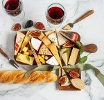 igourmet Cheese Lover's Sampler Gift Box - Includes Spanish Manchego, Italian Gorgonzola Piccante, Double Gloucester Onion & Chive Cheese, Asiago Fresco, Aged Cheddar, Aged Gouda, Brabander Gouda, Gruyere and Camembert