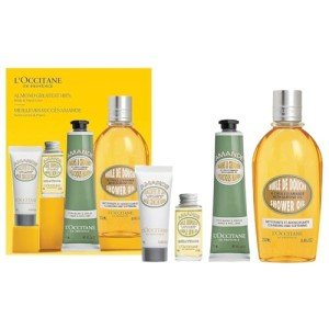 L'Occitane Almond Greatest Hits: Cleansing Shower & Supple Skin Oils, Moisturizer & Hand Cream, Purifies, Hydrates, Smooths Skin, Bath & Body Mother’s Day Gift Set