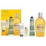 L'Occitane Almond Greatest Hits: Cleansing Shower & Supple Skin Oils, Moisturizer & Hand Cream, Purifies, Hydrates, Smooths Skin, Bath & Body Mother’s Day Gift Set