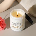 AOOVOO Candle - 9oz Soy Wax Candle, Lavender Scent - Thank You Gift for Women, Men, Mom, Coworkers, Nurse, Clients - Employee, Teacher, Boss Appreciation