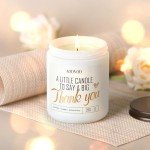 AOOVOO Candle - 9oz Soy Wax Candle, Lavender Scent - Thank You Gift for Women, Men, Mom, Coworkers, Nurse, Clients - Employee, Teacher, Boss Appreciation