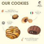Matilde Vicenzi Roma Cookie Tin - Italian Pastries & Bakery Cookies in Individually Wrapped Trays - Bakery Dessert Gifts - Puff Pastry, Assorted Cookies in Italian Design Gift Tin 32oz (907g)