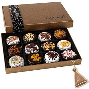 Barnetts Happy Birthday Gifts Chocolate Cookies Basket for Women, Prime for Mom, Wife, Aunt, Grandma, Niece, Daughter, Sister, Best Friend