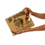 Dan the Sausageman Sounder Gourmet 11 item Snacks Gift Box, Featuring Summer Sausage Beef, Vintage Swiss & Cheddar Cheese, Sweet & Hot Mustard, Pretzels, Addiction Granola, & Garlic Olives, Almond Roca