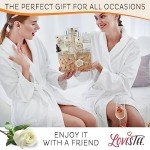 Mothers Day Gifts Bath & Body Spa Gift Basket for Women, Best Gift for Mother's Day & Birthday, White Rose Set Body Lotion, Shower Gel, Bubble Bath, Bath Salt, Towel, Soap, Oil, Candle, Gloves,