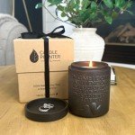 Candle Planter Triple Purpose Romantic, Aromatherapy Candles - Natural Soy Wax, Long-Lasting 50-Hour Burn, Sandalwood Scents - Gifts for Him, Her, Couple, Husband and Wife Birthday Gift Ideas