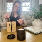 Candle Planter Triple Purpose Romantic, Aromatherapy Candles - Natural Soy Wax, Long-Lasting 50-Hour Burn, Sandalwood Scents - Gifts for Him, Her, Couple, Husband and Wife Birthday Gift Ideas