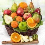 A Gift Inside With Sympathy California Bounty Fruit Gift Basket