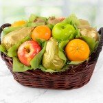A Gift Inside With Sympathy California Bounty Fruit Gift Basket