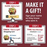 A Gift Inside With Sympathy California Bounty Fruit Gift Basket
