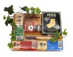 Gift Basket Village: Sweet Home Sampler - Gourmet Cheese & Cracker Cutting Board Set