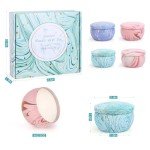 Candle Gifts,Scented Candles Christmas Gift Set for Women, 4 Pack Aromatherapy Candles for Home Scented, Natural Soy Wax Candles Gift Set for Birthday, Mother's Day, Christmas, Valentine's Day