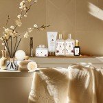 Mothers Day Gifts for Mom Spa Gift Basket Set for Women 17-Piece Almond Luxury Spa Gift Set Bath & Body Care Kit with Shower Gel, Body Cream | Valentine's, Christmas, Birthday Gifts for Her, Wife, Mom