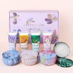 Gift Baskets for Women: Unique Candles & Hand Cream Lotion Gift Set, Valentines Day Gifts,Teacher Appreciation Gifts, Mothers Day Gifts, Best Friend Birthday Gift, Christmas Gifts for Coworker