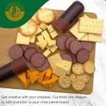 Gift Basket Village Gourmet Meat and Cheese Gift Set - Swiss Cheese & Summer Sausages - Get Well Soon Gift Baskets for Women - Sympathy Gift Baskets - Perfect for Holidays & Special Occasions
