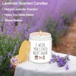 Homsolver Gifts for Women, Birthday Gifts for Women, Unique Friendship Gift for Best Friend Birthday, Her, BFF, Sisters, Besties, Mom - Funny Lavender Scented Candles