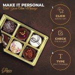 Fathers Day Cookies Gift Basket - Gourmet Treats for Dad, Delicious Chocolate Gift Basket for Men, Husband, or Grandpa - Fancy Chocolate Covered Cookies for Gifting, 6 Count
