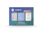 Method Body Wash and Hair Care Gift Set, Simply Nourish, 3.4 oz Travel Size Bottles