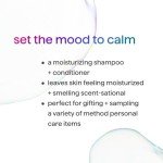 Method Body Wash and Hair Care Gift Set, Simply Nourish, 3.4 oz Travel Size Bottles