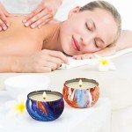 YOROXRG 16 Pack Scented Candles Gift Set - 2.5oz Strong Fragrance Natural Soy Wax Candles in Portable Travel Tin Jars - Perfect for Home Decoration and Gifting