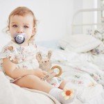 Elysirise Baby Girl Gifts, for Girls,Newborn Essentials Baby Girl Basket,Wooden Baby Gift Basket Swaddle Blanket Rattle Toy Headband Bow Infant