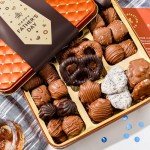 Fathers Day Chocolate Gift Basket, Gourmet Food Snack Box, Present Delivery Idea, Dad, Him, Grandfather, Father - Bonnie & Pop- Shipped With Ice