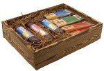 Gift Basket Village Classic Meat and Cheddar Cheese Gift Box - Gourmet Birthday Gifts for Men, Charcuterie Boards, Premium Artisanal Selection for Meat Lovers, Ideal for Holiday & Corporate