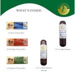 Gift Basket Village Classic Meat and Cheddar Cheese Gift Box - Gourmet Birthday Gifts for Men, Charcuterie Boards, Premium Artisanal Selection for Meat Lovers, Ideal for Holiday & Corporate