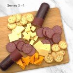 Gift Basket Village Classic Meat and Cheddar Cheese Gift Box - Gourmet Birthday Gifts for Men, Charcuterie Boards, Premium Artisanal Selection for Meat Lovers, Ideal for Holiday & Corporate