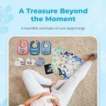 Deluxe Baby Blossom Clothing Bouquet | Newborn Baby Boy Gift Set | Unique Baby Gift Basket for Expecting Moms | New Baby Gift Basket | Blue Baby Gift Set | Baby Boy Outfits | Nikki's Gift Baskets