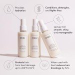 OUAI Travel Kit - Includes Travel Size Leave In Conditioner, Detox Shampoo, Fine to Medium Hair Mask, Scalp & Body Scrub - Travel Size Stocking Stuffers for Women (4 Count)