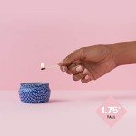 Capri Blue Volcano Scented Mini Tin Candle - Printed Mini Tin Jar Candle - Luxury Candles for Home Scented with Tropical Fruit & Sugared Citrus - Soy Candle Wax Blend - Blue Candle (3 oz)