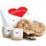 Care package Gift Basket Sending Love Hugs Cookie Chocolate Chip Cookies Fudge Filled For Men Women Kids | INDIVIDUALLY WRAPPED | Large Cookies | Get Well Soon Sympathy Miss You Thinking Of You Envelope Cookies