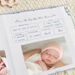 Baby Shower Gifts for Boys - Baby Boy Gift Basket - New Born Baby Boys Gifts - Baby Boy Gift Set Includes Baby Memory Book, Security Blanket and New Born Essential Stuff - Gender Reveal Gifts