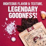 Righteous Felon Beef Jerky Variety Pack | Gluten Free Beef Jerky Snack Packs for Adults | High Protein, Keto-Friendly, Low Sugar | Made with Premium Meats | Gifts for Men | Sampler 8 Pack