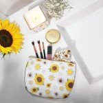 The Love Crate Co Sunflower Gifts for Women, 15pc Gift Box for Birthdays, Get Well Soon Basket, Thinking of You Care Package, Sunshine and Wellness Presents for Women.