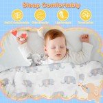 Baby Boy Gift Basket Set, 8Pcs Newborn Baby Essentials Baby Gift Baskets Set, Cute & Practical Baby Boy Gift Baskets for Newborn, Baby Boy Gifts, Best Welcome Baby Gift & Gender Reveal Gift Basket