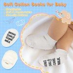 Baby Boy Gift Basket Set, 8Pcs Newborn Baby Essentials Baby Gift Baskets Set, Cute & Practical Baby Boy Gift Baskets for Newborn, Baby Boy Gifts, Best Welcome Baby Gift & Gender Reveal Gift Basket