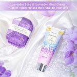 Gifts for Women, Birthday Gifts for Women, Sister, Wife, Teacher, 9pcs Lavender Care Package Gifts Set, Get Well Soon Gifts for Woman, Thinking of You Gift ,Christmas Gift Sets for Her