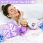 Gifts for Women, Birthday Gifts for Women, Sister, Wife, Teacher, 9pcs Lavender Care Package Gifts Set, Get Well Soon Gifts for Woman, Thinking of You Gift ,Christmas Gift Sets for Her