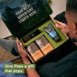 Every Man Jack Men’s Amber + Sandalwood Bath and Body Gift Set - Clean Ingredients & Sandalwood, Amber, and Vetiver scent - Round Out His Routine with Body Wash, 2-in-1 Shampoo, Deodorant & Face Wash