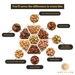 Fathers Day Nuts Gift Basket - Extra Large Assortment of Sweet & Roasted Salted Gourmet Nuts - Assorted Food Gift Box for Husband, Dad, Him, Fathers Day, Family, Sympathy, Men & Women.