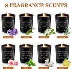 8 Pack Candles for Home Scented Aromatherapy Candles Gifts Set for Women Soy Wax Long Lasting Jar Candles for Birthday Mother's Day Gifts, 3.5oz