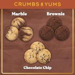 Cookies Gift Basket – Gourmet Assorted Cookies Tin with Marbel, Chocolate Chip and Brownie Flavors – Assorted Food Gift Box for Christmas, Thanksgiving, Fathers Day, Mothers Day, Family, Sympathy, Men & Women.