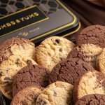 Cookies Gift Basket – Gourmet Assorted Cookies Tin with Marbel, Chocolate Chip and Brownie Flavors – Assorted Food Gift Box for Christmas, Thanksgiving, Fathers Day, Mothers Day, Family, Sympathy, Men & Women.